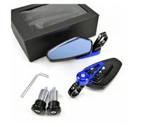 Specchietto Retrovisore Moto Per XADV 750 Per X-11 2 Pezzi Specchietti Retrovisori Moto 7/8" 22 Mm Estremità Del Manubrio Vetro Blu Vista Posteriore Specchietti Moto(Blue)
