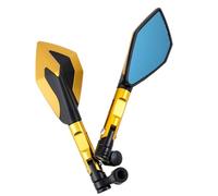 Specchietto Retrovisore Moto Per Z1000 Per Z750 Per ER-6F Per ER-6N Specchi Retrovisori Pieghevoli E Regolabili(Yellow)