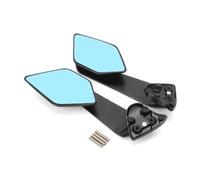 Specchietto Retrovisore Moto Yamaha YZF R1 R1M Stealth Max Regolabile Lenti Blu