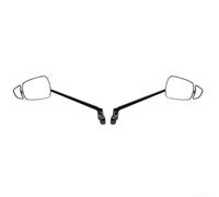 Specchietto Retrovisore MTB per elimina Punti Ciechi Sicurezza | Doppio visivo, per grande e per piccolo , visione panoramica, svolta per sicura, nessun per punto cieco(pair L+R)
