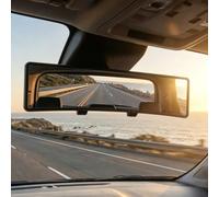 Specchietto retrovisore panoramico, grandangolo da 30,5 cm, universale, accessori interni per auto, convesso, riduce il punto cieco, visione chiara, adatto per auto, SUV, camion