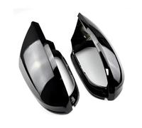 Specchietto Retrovisore Per A6 RS6 S6 C7 C7.5 4G 2011-2018 Ala Laterale Copertura Specchietto Retrovisore Tappi Custodia Sostituzione Coperture Specchietti Auto(Bright Black)