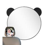 Specchietto Retrovisore Per Bambini In Auto | Retrovisore per Seggiolino Auto Orientabile con Forma Orecchie Orso,Accessori Auto Regolabili con Ampia Visuale e Design Orsetto per Viaggi Sicuri