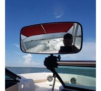 Specchietto retrovisore per barche, universa-l, specchio retrovisore per sport acquatici, specchio convesso, specchio per surf, grande vista posteriore per sci d'acqua, specchio per barche a motore,