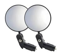 Specchietto Retrovisore per Bicicletta, 2 Pezzi 360 ° Ruotabile Regolabile Grandangolare, Accessori per Tutte le Bici, Moto(18-22 mm)