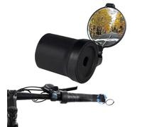 Specchietto Retrovisore Per Bicicletta, Materiale Siliconico Acrilico | Mini Riflettore Ruotabile Da 25 G 36 Mm, Vetro Terminale Del Manubrio Regolabile Migliora Il Campo Visivo Di Guida Per Bici Da S
