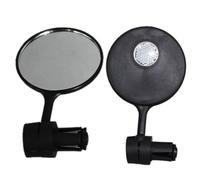 Specchietto retrovisore per Bicicletta Regolabile a 360 Gradi con connettore Flessibile per Manubrio Vetro Riflettente HD Adatto per MTB e Moto.