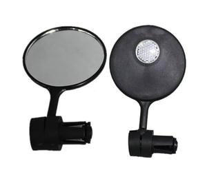 Specchietto retrovisore per Bicicletta Regolabile a 360 Gradi con connettore Flessibile per Manubrio Vetro Riflettente HD Adatto per MTB e Moto.