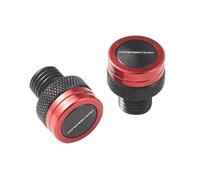 Specchietto Retrovisore Per Hypermotard 950 SP 698 796 821 939 Tappi Foro Specchio(Red)