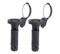 Specchietto retrovisore per manubrio bicicletta | Mountain Road Bike - 1 paio di convesse girevoli a 360° con copertura protettiva, per il libero, i viaggi, le avventure, la strada della