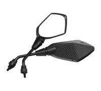 Specchietto Retrovisore Per Manubrio Moto 2 Pezzi/coppia Specchietti Retrovisori Per E Scooter Lato Posteriore 8 Mm 10Mm Specchietti Laterali Moto(8mm Screw)