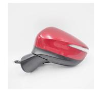 Specchietto Retrovisore Per MAZDA Per CX5 2015 2016 Specchietto Retrovisore Esterno Riscaldamento Pieghevole Monitoraggio Angolo Cieco Specchio Esterno(Red-9PINS-Left)
