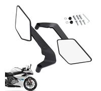 Specchietto retrovisore per moto, 2 pezzi, specchietto retrovisore invisibile,Riflettore Aerodinamico Ciclismo per Uso Quotidiano Città Avventura Escursioni All'aperto