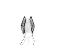 Specchietto Retrovisore Per Moto Con Indicatori Di Direzione A LED, Universale, Mini Indicatore A Per(White)