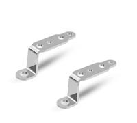 Specchietto retrovisore per moto, faro modificato, faretto multifunzionale, accessori per auto elettriche, staffe di estensione faro per lampadina Staffe Supporto Faretti(2PCS Silver)