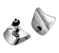 Specchietto Retrovisore per moto Gliding Glide 2024 Lega Alluminio | Lega alluminio , design tondo classico, visibilità posteriore per chiara, resistenza usura, per stile vintage(Electroplating)