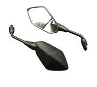 Specchietto retrovisore per moto Per Specchietti Retrovisori Universali Per Moto Scooter E Bici Elettriche Specchietto Retrovisore Convesso Posteriore Elettromobile Da 8Mm 10Mm(10mm Carbon Fiber)