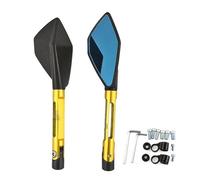 Specchietto retrovisore per moto Specchietti Retrovisori Per Manubrio Moto Antiriflesso Blu Per SUZUKI GSXS750 GSXS1000 GSXS-750 GSXS-1000(003)