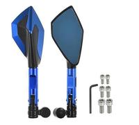 Specchietto retrovisore per moto Specchietti Retrovisori Per Manubrio Moto Antiriflesso Blu Per SUZUKI GSXS750 GSXS1000 GSXS-750 GSXS-1000(008)