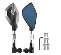 Specchietto retrovisore per moto Specchietti Retrovisori Per Manubrio Moto Antiriflesso Blu Per SUZUKI GSXS750 GSXS1000 GSXS-750 GSXS-1000(012)