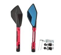 Specchietto retrovisore per moto Specchietti Retrovisori Per Manubrio Moto Antiriflesso Blu Per SUZUKI GSXS750 GSXS1000 GSXS-750 GSXS-1000(006)