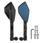 Specchietto retrovisore per moto Specchietti Retrovisori Per Manubrio Moto Antiriflesso Blu Per SUZUKI GSXS750 GSXS1000 GSXS-750 GSXS-1000(007)