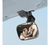 Specchietto retrovisore per sedile posteriore per bambini, specchio auto orientabile a 360°, specchio interno regolabile per sedile posteriore per bambini, design clip-on