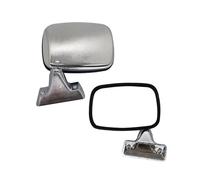 Specchietto Retrovisore Per Toyota Per Hilux Rn30/40 1979 1980 1981 1982 1983 Auto Porta Specchietto Retrovisore Cromato Nero Specchio Laterale Retrovisore Esterno (Size : Black L and R)