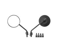 Specchietto Retrovisore Piatto Universale Retro Regolabile Per Moto, Scooter, Bici Elettrica, Laterale(Black2)