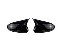 Specchietto retrovisore portiera Copertura Dello Specchietto Retrovisore Per Cruze 2009-2014 Ala Laterale Specchietto Retrovisore Coperture Trim Car Styling Auto Retrovisore(Bright black)