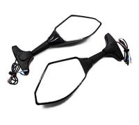 Specchietto Retrovisore Posteriore Con Indicatore Di Direzione A Nero Per GSXR 600 750 Per Ninja ZX6R ZX10R Per YZF R1 R6 Accessori Per Specchietti Laterali