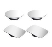 Specchietto Retrovisore Quadrato Da 2 Pezzi E Specchietto Retrovisore Rotondo Da 2 Pezzi, Specchietto Per Punti Ciechi Dell'Auto, Accessori Per Auto