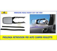 SPECCHIETTO RETROVISORE RIMORCHIO supplementare specchio auto camper caravan per