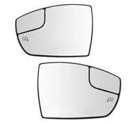 Specchietto Retrovisore Riscaldato Lato Sinistro Destro Auto Lente In Vetro Per Ford Per C-Max 2013 2014 2015 2016 2017 2018 JUNOOS(1pair)