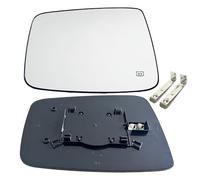 Specchietto retrovisore riscaldato lato sinistro, vetro convesso compatibile con Dodge Ram 1500, 2500, 2009-2018, 68050299AA, 68079363AA