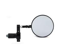 Specchietto retrovisore rotondo nero vetro covesso