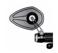 Specchietto retrovisore senza vetro Motogadget mo.view Pace nero per manubri ...