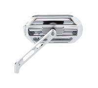 Specchietto retrovisore sidekick caged sinistro cromato per harley indian victor