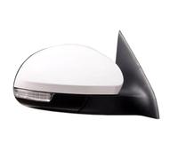 Specchietto Retrovisore Sinistro Elettrico Per VW Per Tiguan 2009-2016 Side Specchio Retrovisore Telaio Di Montaggio Lente In Vetro Indicatore Di Direzione Lampada(12Pins white right)