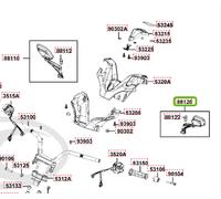 SPECCHIETTO RETROVISORE SINISTRO KYMCO DTX 360, 88120-AHG1-E00 OEM