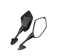 Specchietto Retrovisore Specchietti Retrovisori Sinistro E Destro In Carbonio Nero Per Moto Adatti Per HYOSUNG Per GT125R Per GT250R Per GT650R Per GT650S 1 Set Specchietti Moto Specchietti(Black)
