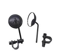 Specchietto Retrovisore Specchietto Retrovisore Universale Da 22 Mm-25 Mm 7/8" PER Manubrio PER Moto Stile Retrò Vintage Rotondo In Acciaio Inox Classico Specchietti Laterali(1)