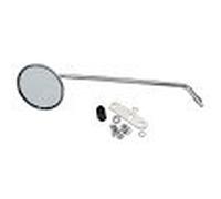 SPECCHIETTO RETROVISORE SPECCHIO SINISTRO SX CROMATO VESPA 50 SPECIAL TONDO ROTONDO COMPLETO DI ATTACCO E BULLONI 407450020