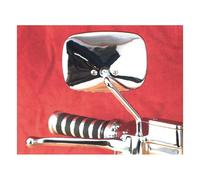 Specchietto retrovisore stile oem vintage stelo corto lato destro cromato per ha