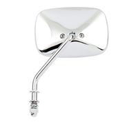 Specchietto retrovisore stile oem vintage stelo corto lato sinistro cromato per