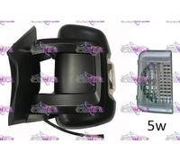 SPECCHIETTO RETROVISORE SX EL.TER.NR C/FAN B/CORTO 7P CITROEN JUMPER 2014 IN POI