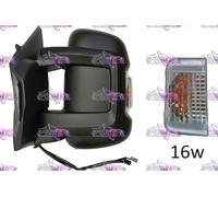 SPECCHIETTO RETROVISORE SX ELE.TE.RI.C/SON NR C/FAN CH B/C 12P PEUGEOT BOXER 14>