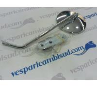SPECCHIETTO RETROVISORE TONDO CROMATO DX VESPA PX GT TS SPRINT Vesparicambisud