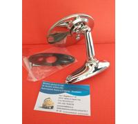 Specchietto Retrovisore Universale a Vite Dx/Sx Coppa Tonda Cromato