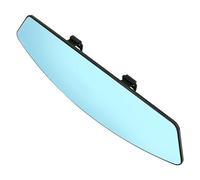 Specchietto Retrovisore Universale per Auto e Camion Antiriflesso Clip panoramico per Specchio Retrovisore Interno a Angolo Largo (Specchio Blu/a Ventaglio con Clip)